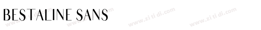 Bestaline Sans字体转换